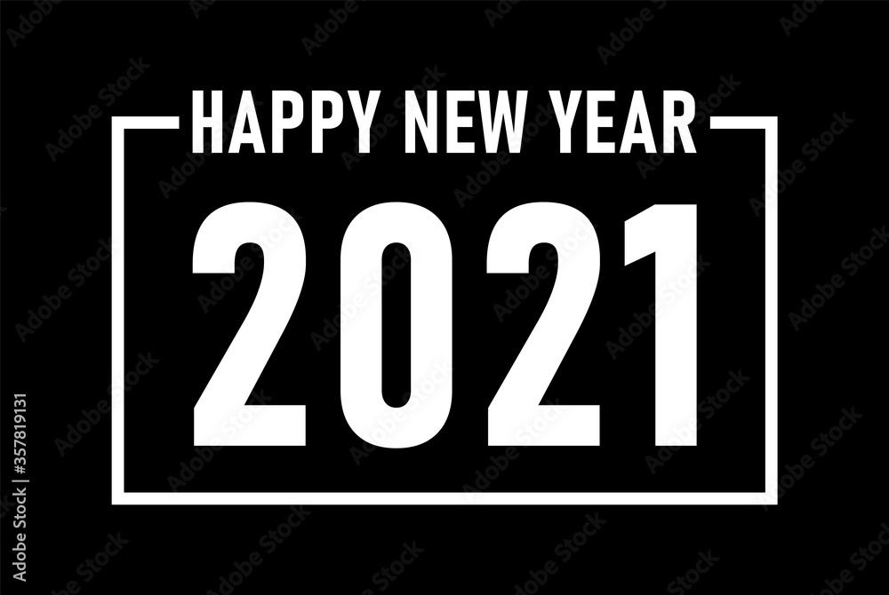 2021 Happy New Year background. Black design for New Year 2021 greeting cards vector. 2021 Happy New Year background. Black design for New Year 2021 greeting cards vector.