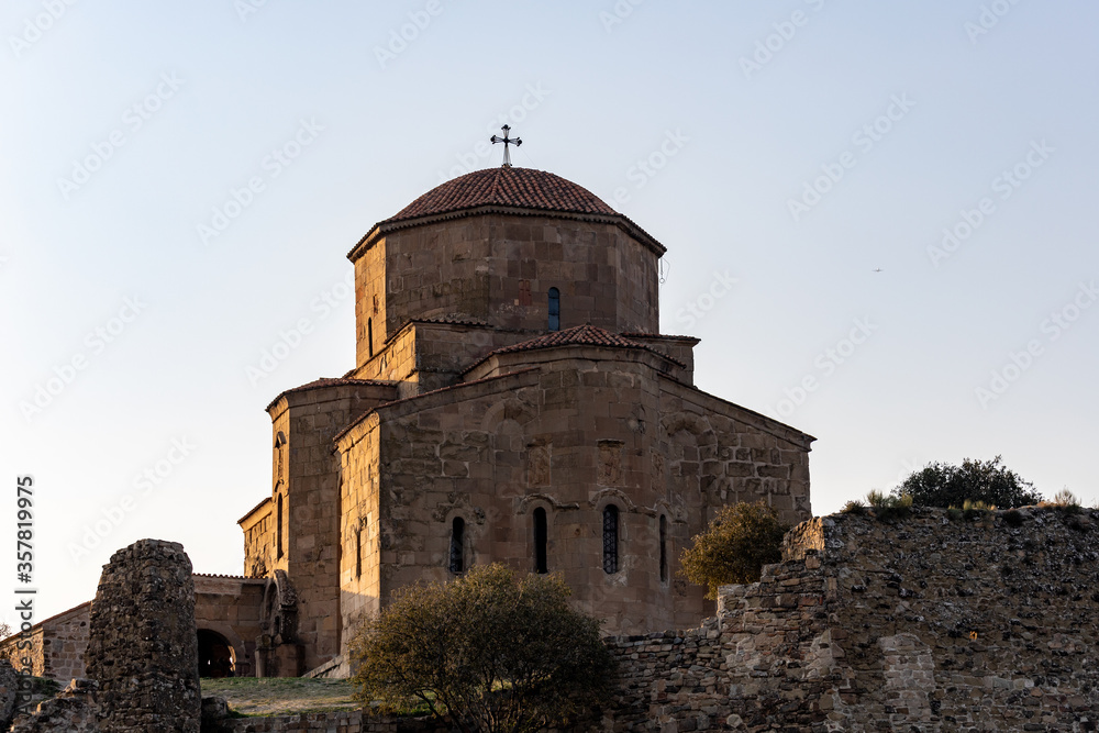 Jvari Monastery is a sixth-century Georgian Orthodox monastery near Mtskheta, Georgia
