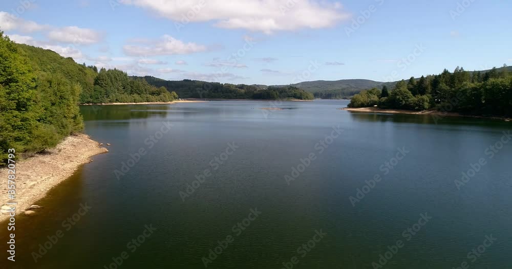 Coast of a lake, drone plan Coast of a lake, drone plan