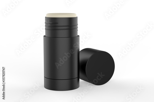 Blank deodorant stick for design presentation and mock up. 3d render illustration. © godesignz