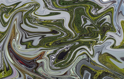 Marbling. Marble texture. Paint splash. fluid design. Abstract colored background. Raster illustration