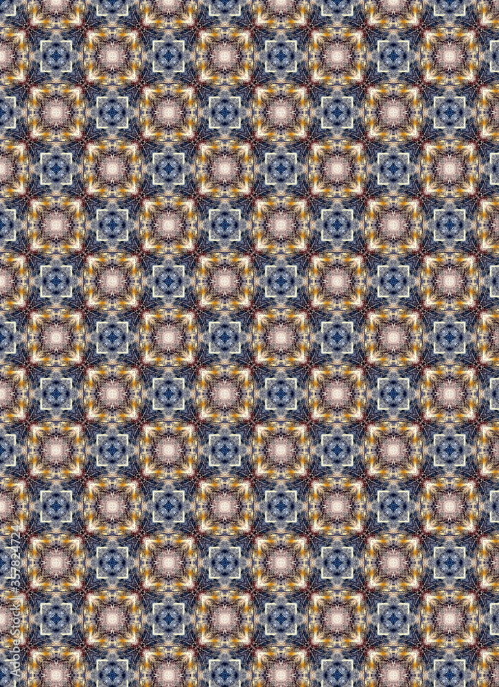 beautiful ornamental mosaic pattern, floral pattern background.