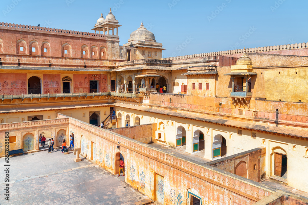 Gorgeous view of the Palace of Man Singh I, India