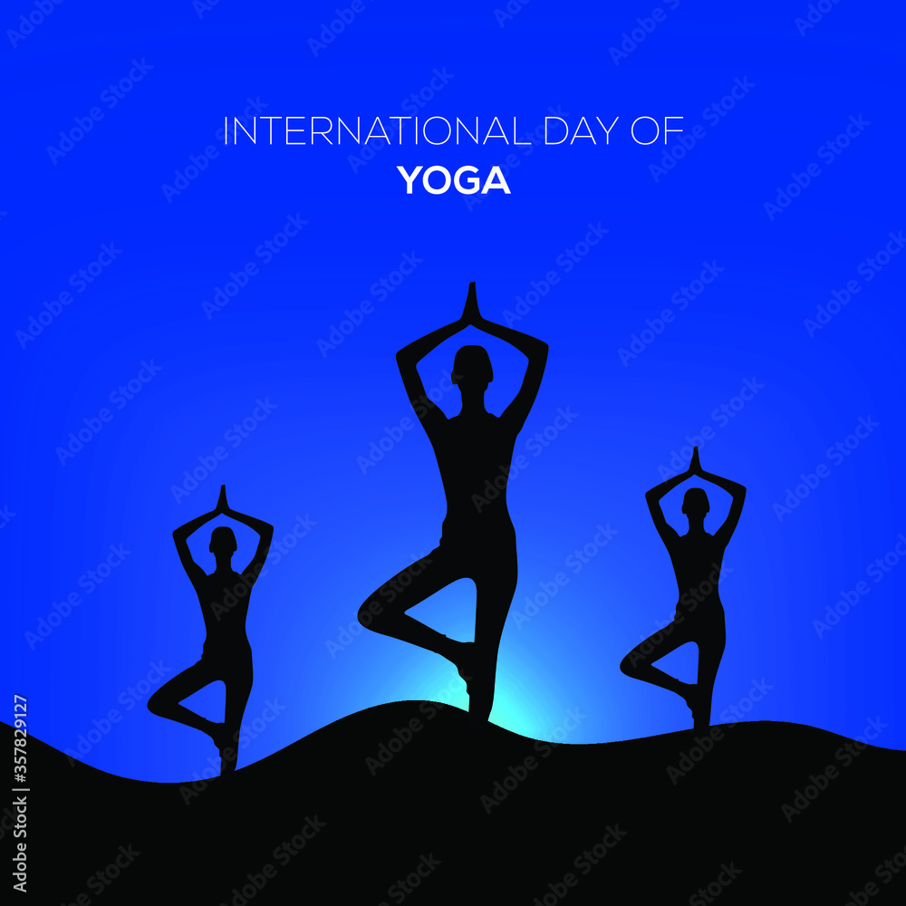 International Day of Yoga social media instagram post