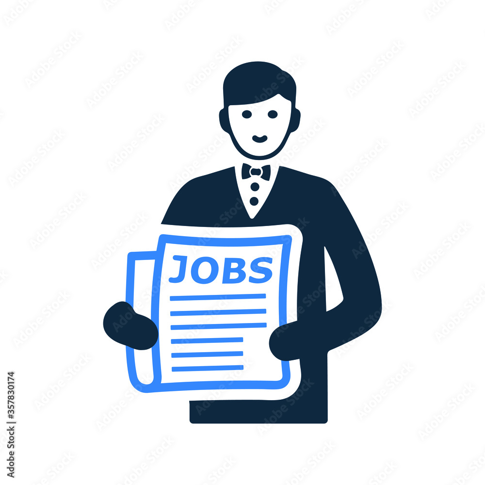 Employee, employment, job search icon Employee, employment, job search icon