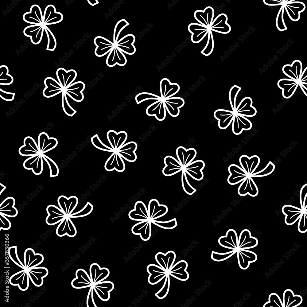 Clover leaf seamless pattern Clover leaf seamless pattern