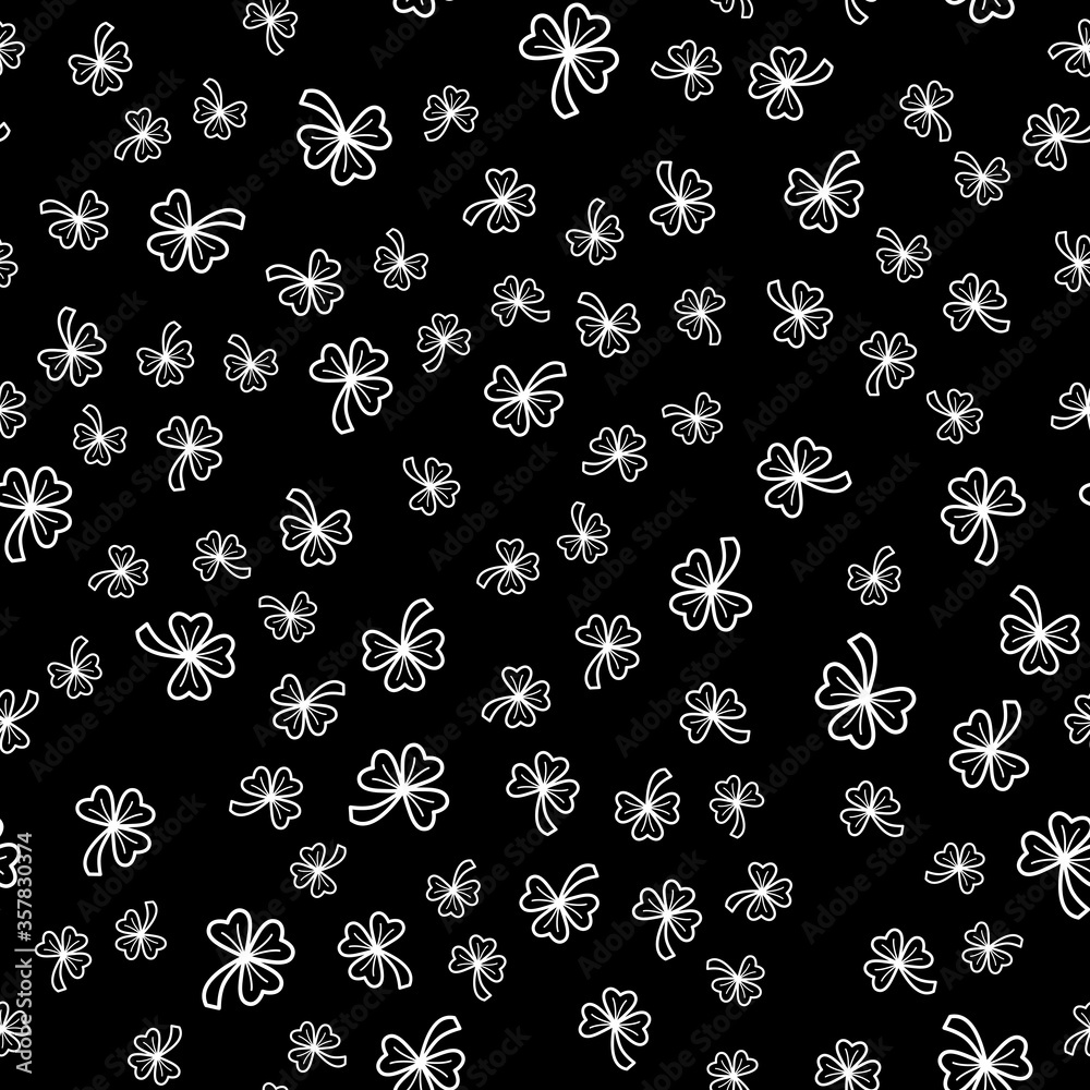 Clover leaf seamless pattern Clover leaf seamless pattern