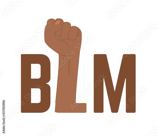 Black Lives Matter Typography banner. Do not shoot blm calligraphic text vector illustration.