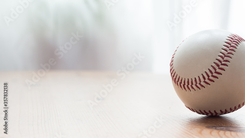 Photography Baseball ball right close up