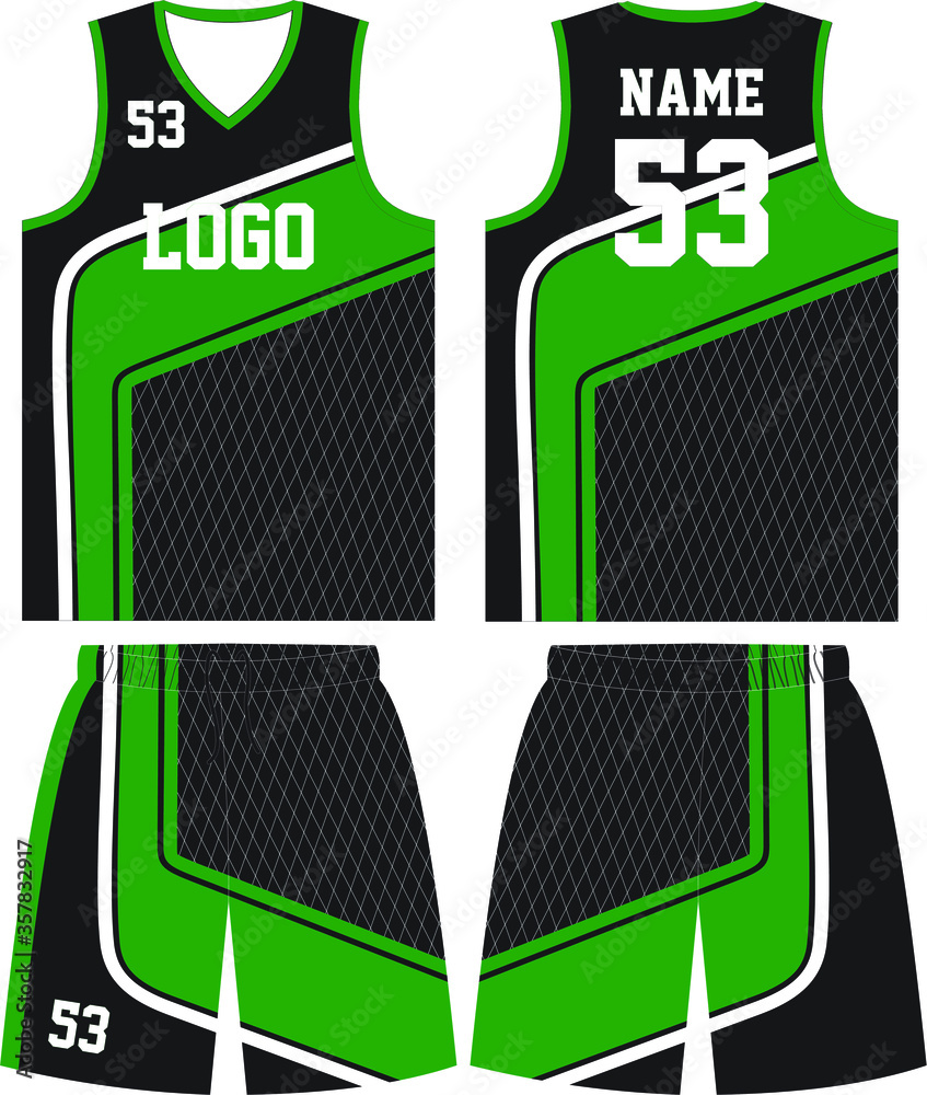 Basketball uniform Custom Design mock ups templates design for