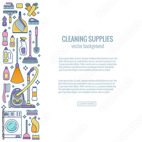 Household cleaning supplies