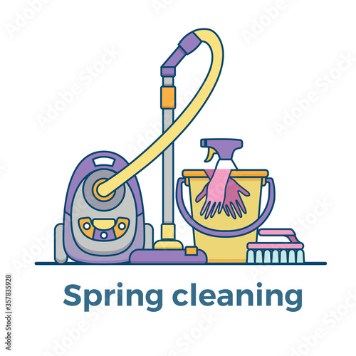 Household cleaning supplies