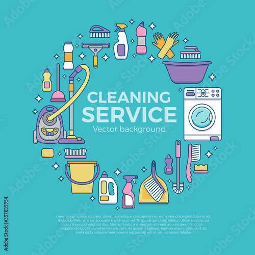 Household cleaning supplies