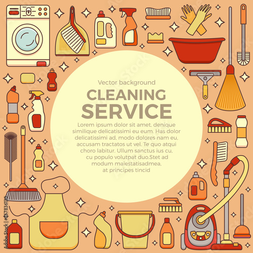 Household cleaning supplies
