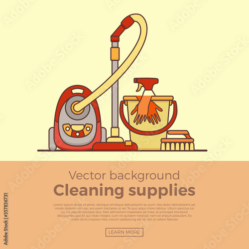 Household cleaning supplies