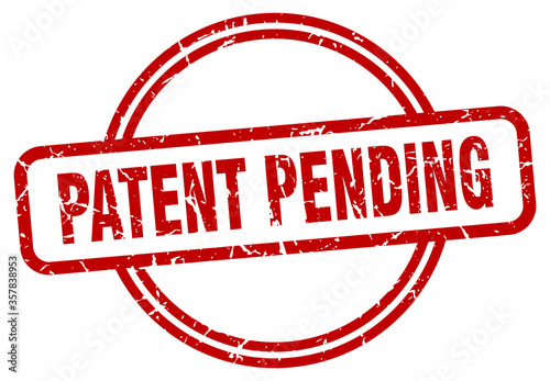 patent pending grunge stamp. patent pending round vintage stamp