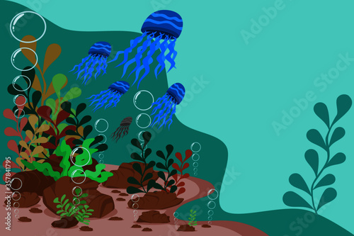 underwater world map