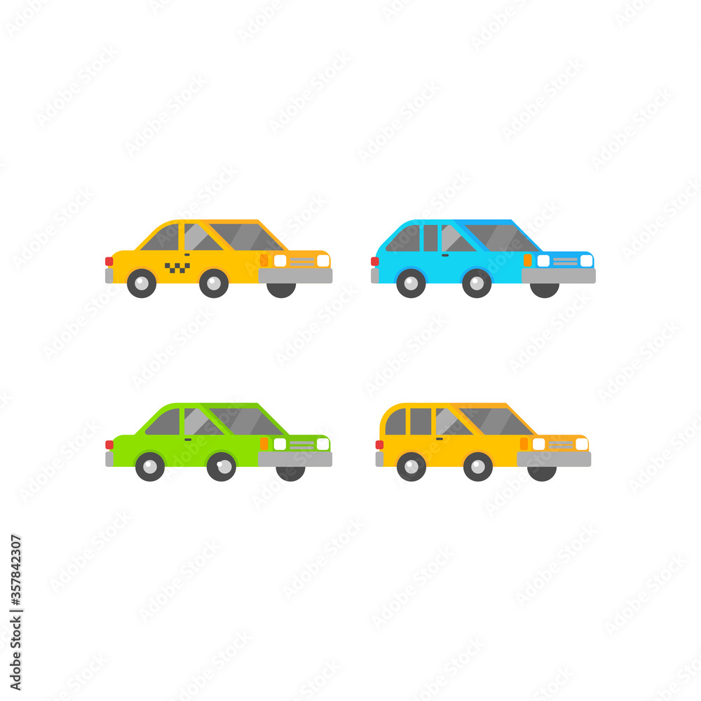 The best cars set vector icon illustration. Suitable for many purposes.