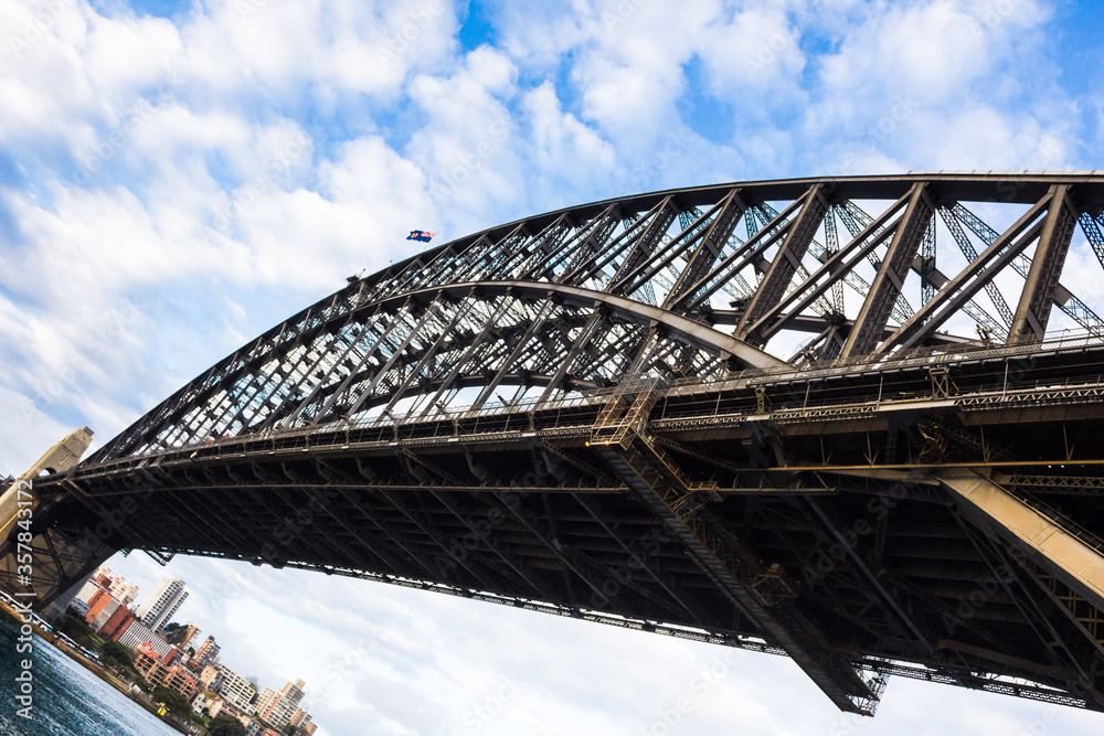 Sydney cityscape view during dusk