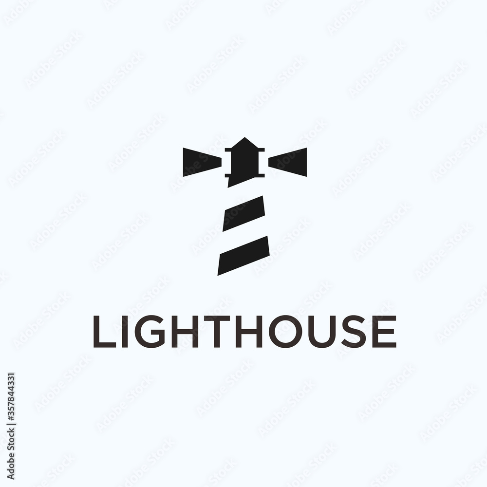 lighthouse logo / lighthouse icon