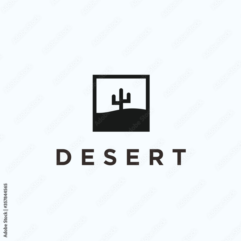 desert logo / desert icon