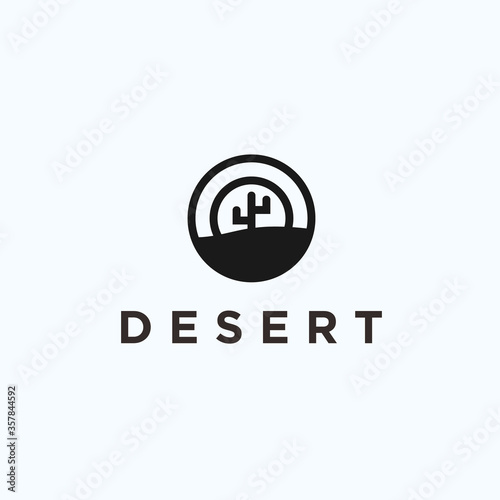desert logo / desert icon