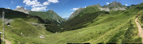 Paysages de montagnes aux Pyrénées