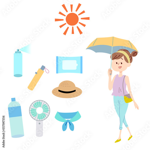 熱中症対策グッズ　女性