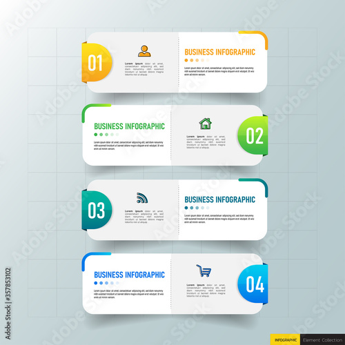 Infographics banner design template, 3D Business conceptor can be used for workflow layout, diagram, annual report, web design. Creative banner, label vector.