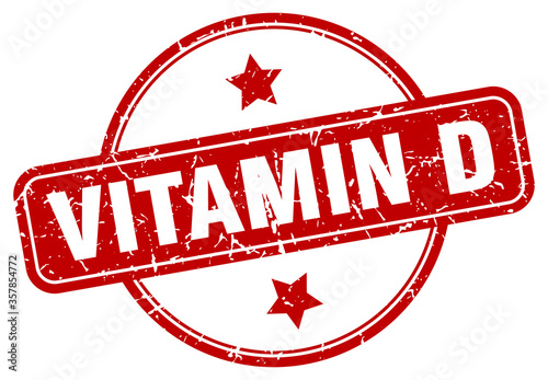 vitamin d grunge stamp. vitamin d round vintage stamp