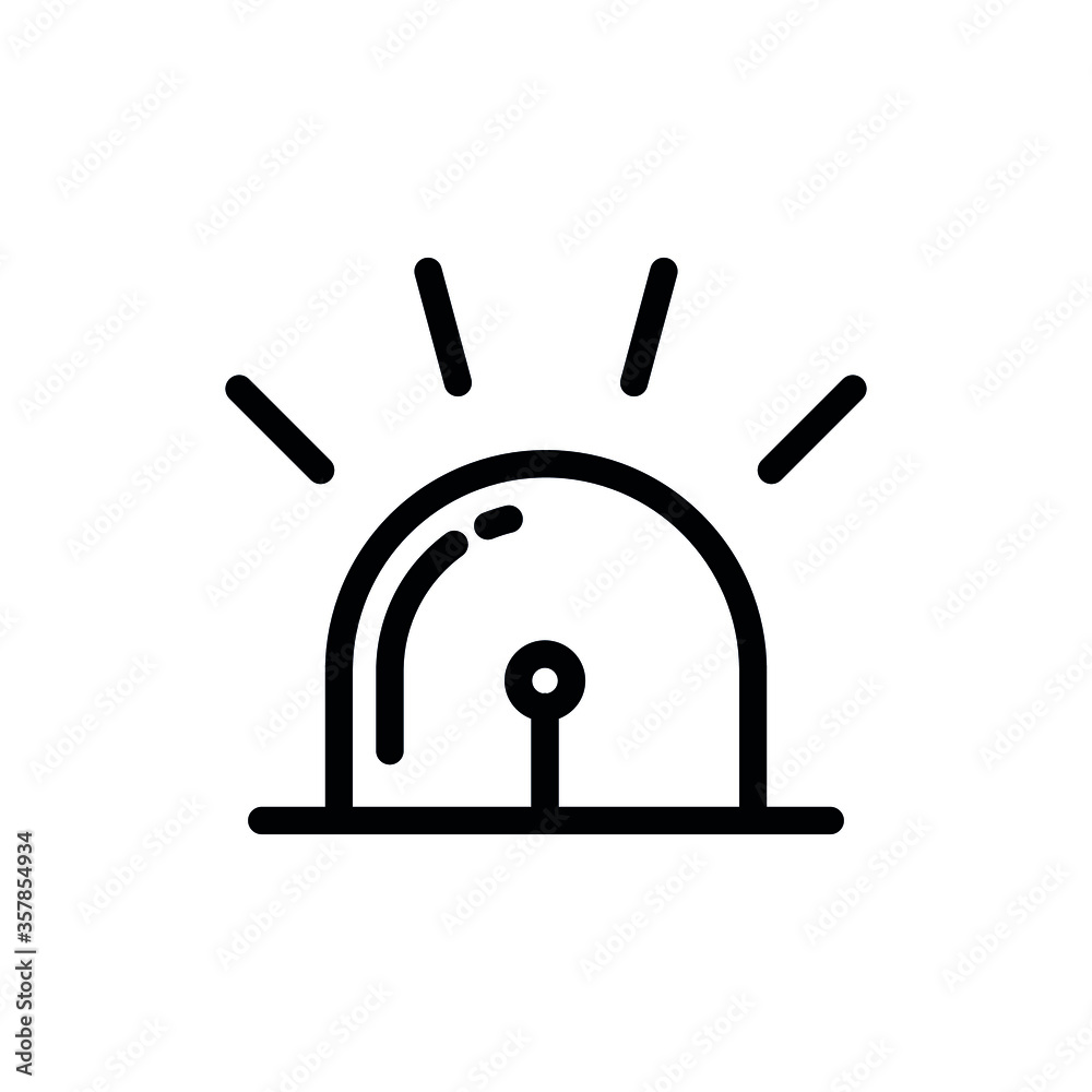 Emergency Light line flat vector icon for mobile application, button and website design. Illustration isolated on white background. EPS 10 design, logo, app, infographic. Emergency Light line flat vector icon for mobile application, button and website design. Illustration isolated on white background. EPS 10 design, logo, app, infographic.