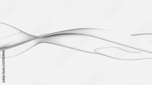 The beautiful abstract stylized flowing lines
