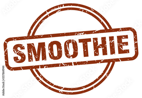 smoothie grunge stamp. smoothie round vintage stamp
