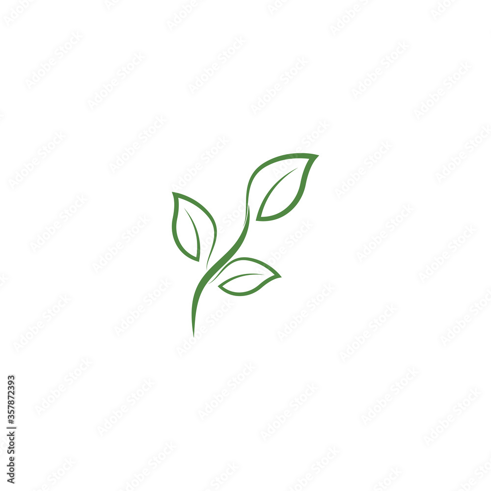 Leaf ecology Logo Template vector Leaf ecology Logo Template vector
