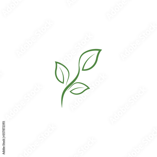 Leaf  ecology Logo Template vector © evandri237@gmail