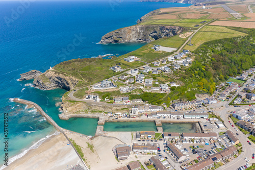 Portreath, Cornwall from the air