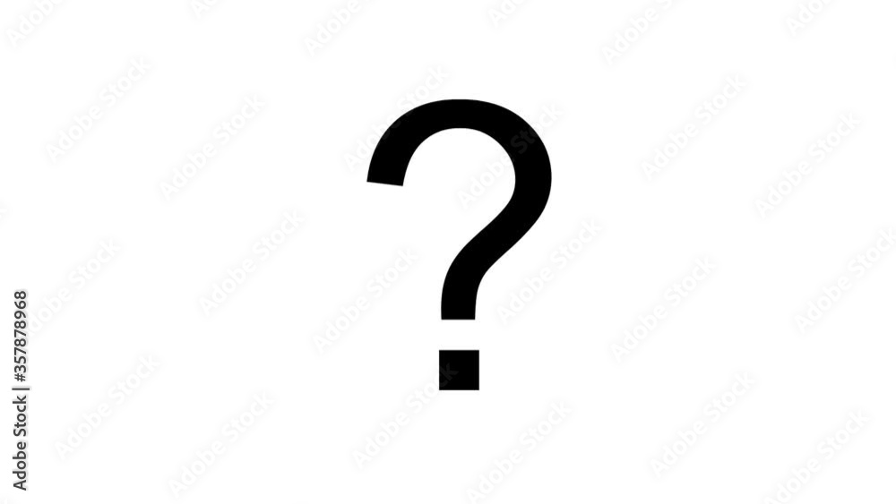 Hand writing the words question mark animation for your graphic project. 4K footage. Hand writing the words question mark animation for your graphic project. 4K footage.