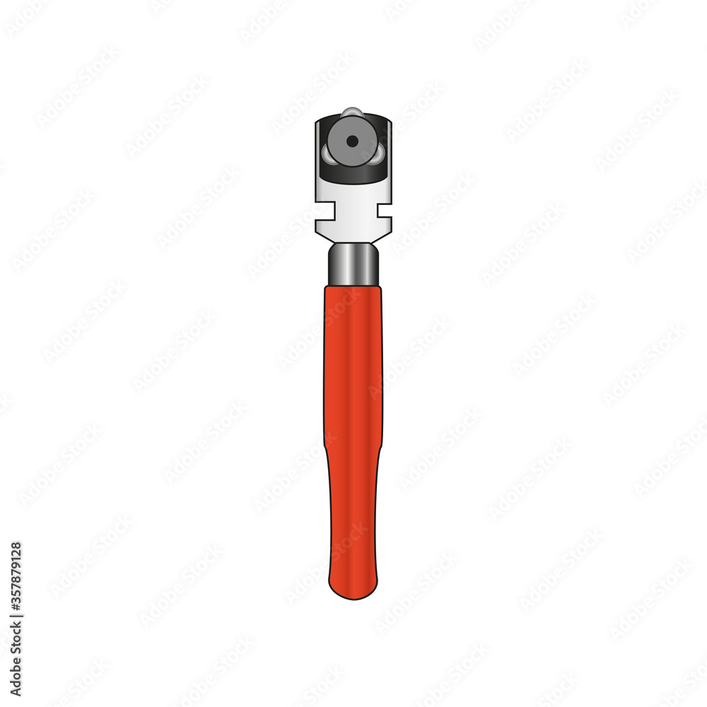 Glass cutter is a glazier tool. Hand tools for cutting glass and making windows. Glass cutter is a glazier tool. Hand tools for cutting glass and making windows.