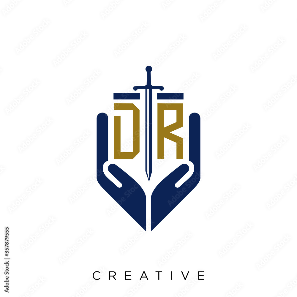 dr logo design vector dr logo design vector