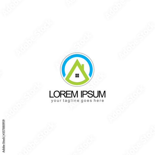 home circle property real estate vector logo design Free Download home circle property real estate vector logo design - GFXLoad