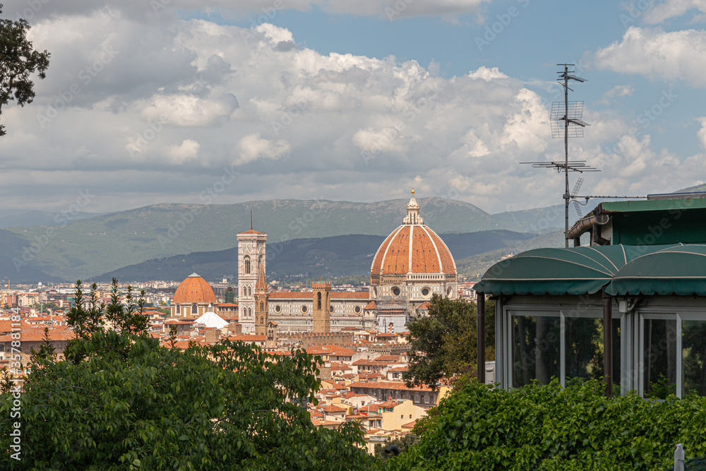View over florence with Santa Maria del Fiore