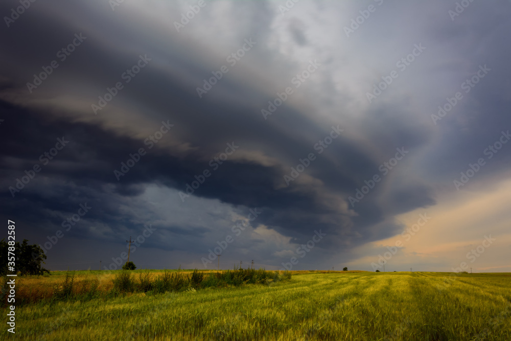 the storm clouds cumulonimbus