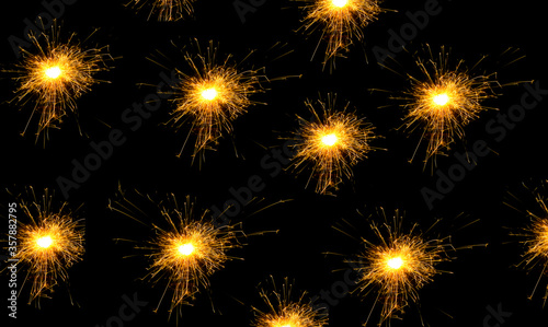 Bengal fire lights. Festive new year background..Festival and birthday party. Christmas Bengal Lights. Copy space. Winter holidays.