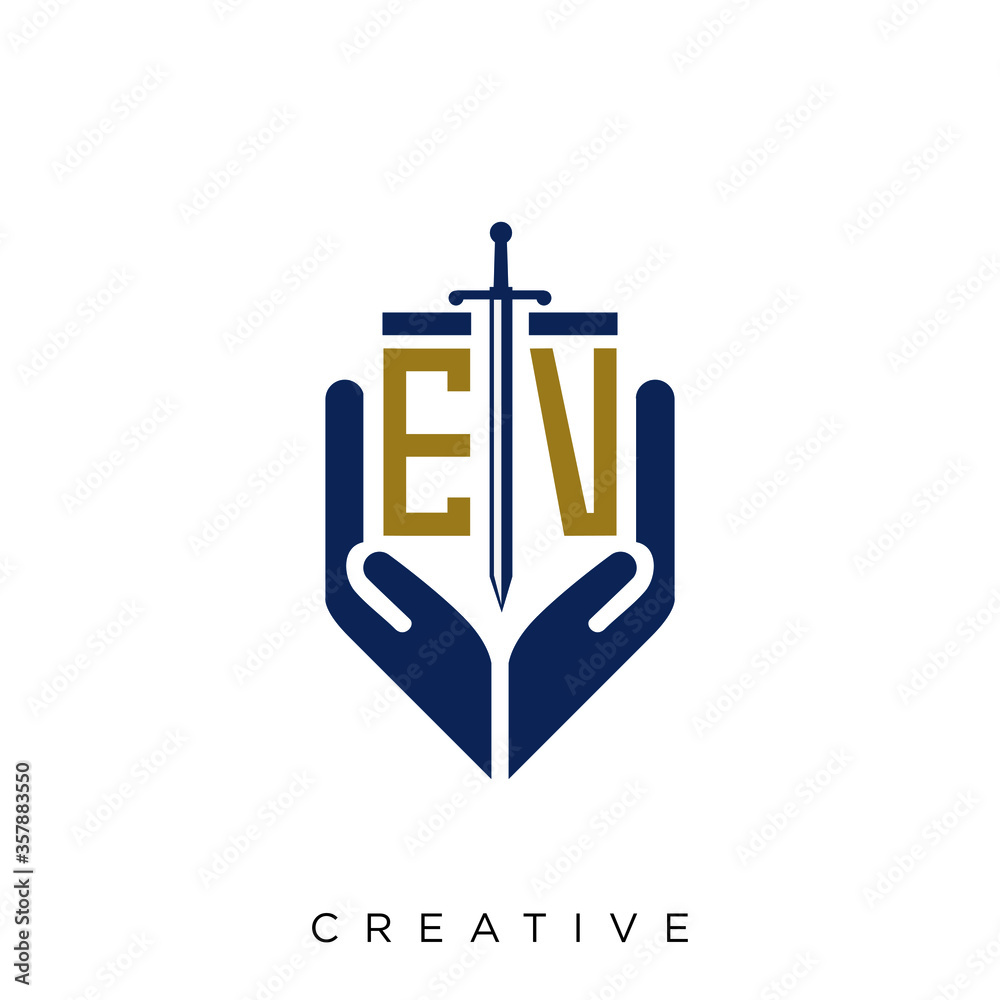ev logo design vector icon ev logo design vector icon