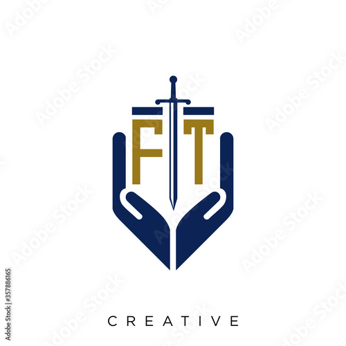 ft logo design vector icon