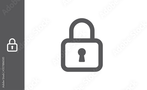 Free Download Lock icon, security symbol. Padlock pictogram. - GFXLoad