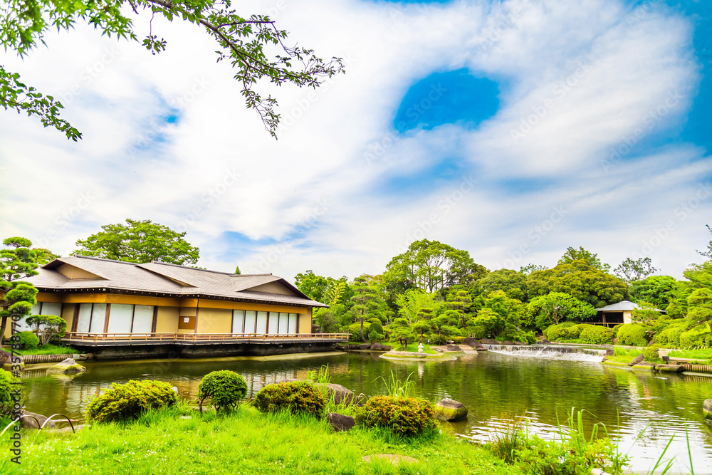 日本庭園　（源心庵）