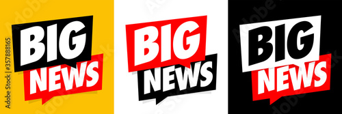 Big news on speech bubble