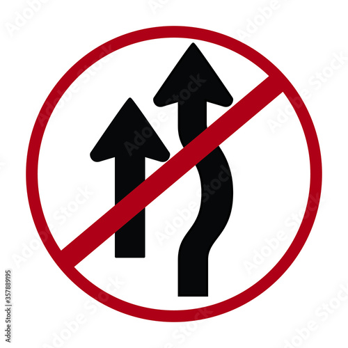 no overtaking sign, not allow to overtaking signal, traffic sign vector