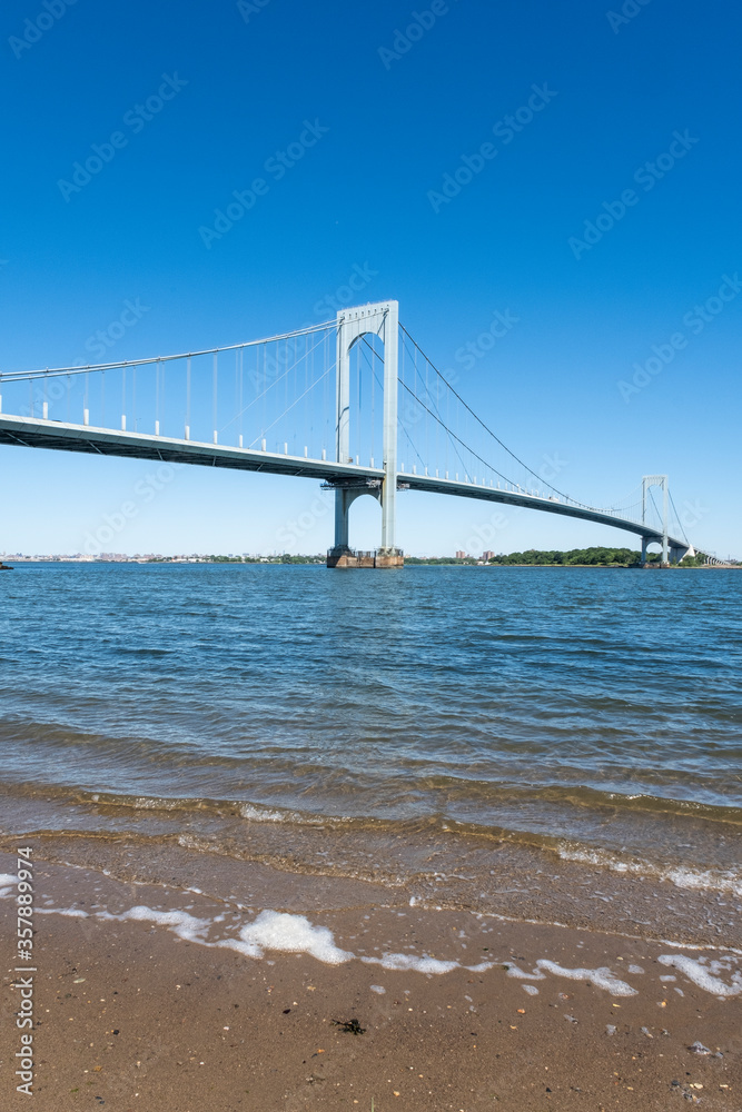 A view of a bridge A view of a bridge